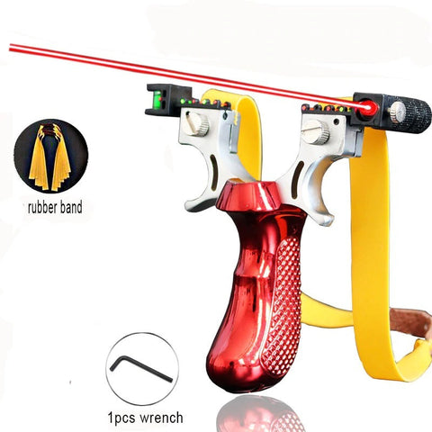 Slingshot With Laser Sight