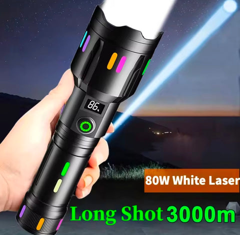 1 KM Long Range Ultra Bright RL 730-T6 Zoomable Spotlight