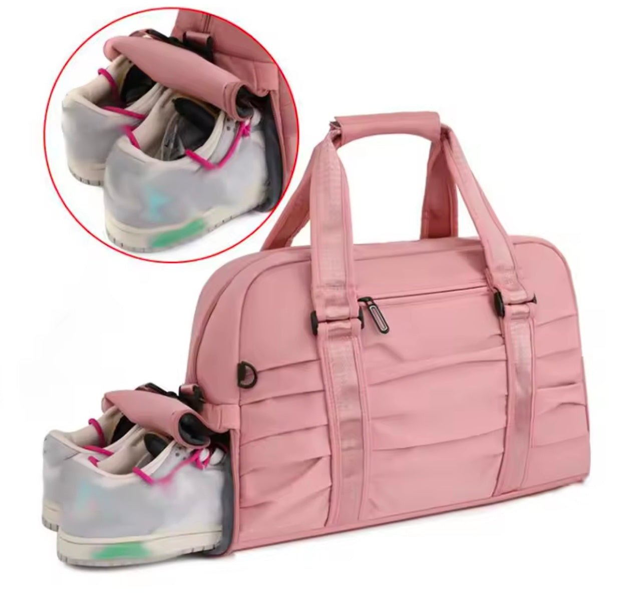 Multifunctional Duffel Bag for Men or Women with Shoe Laptop & Wet Compartment