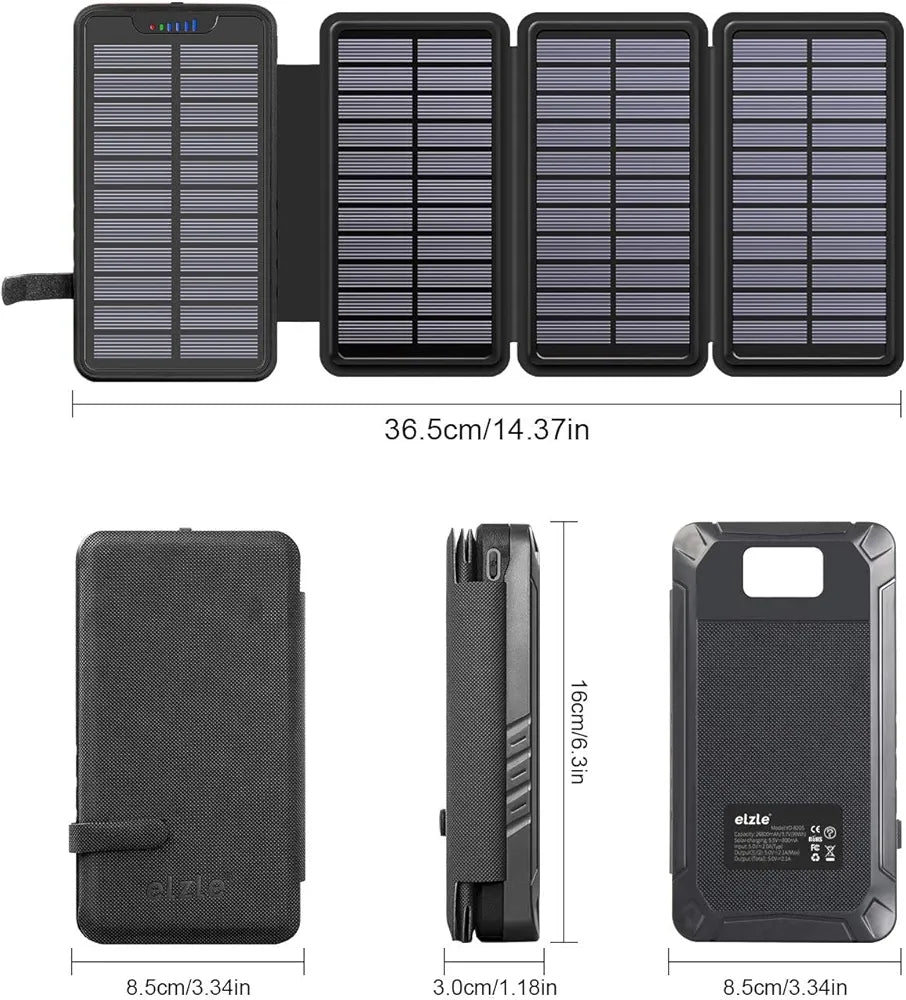 26800mAH Solar Power Bank ( powerfull)