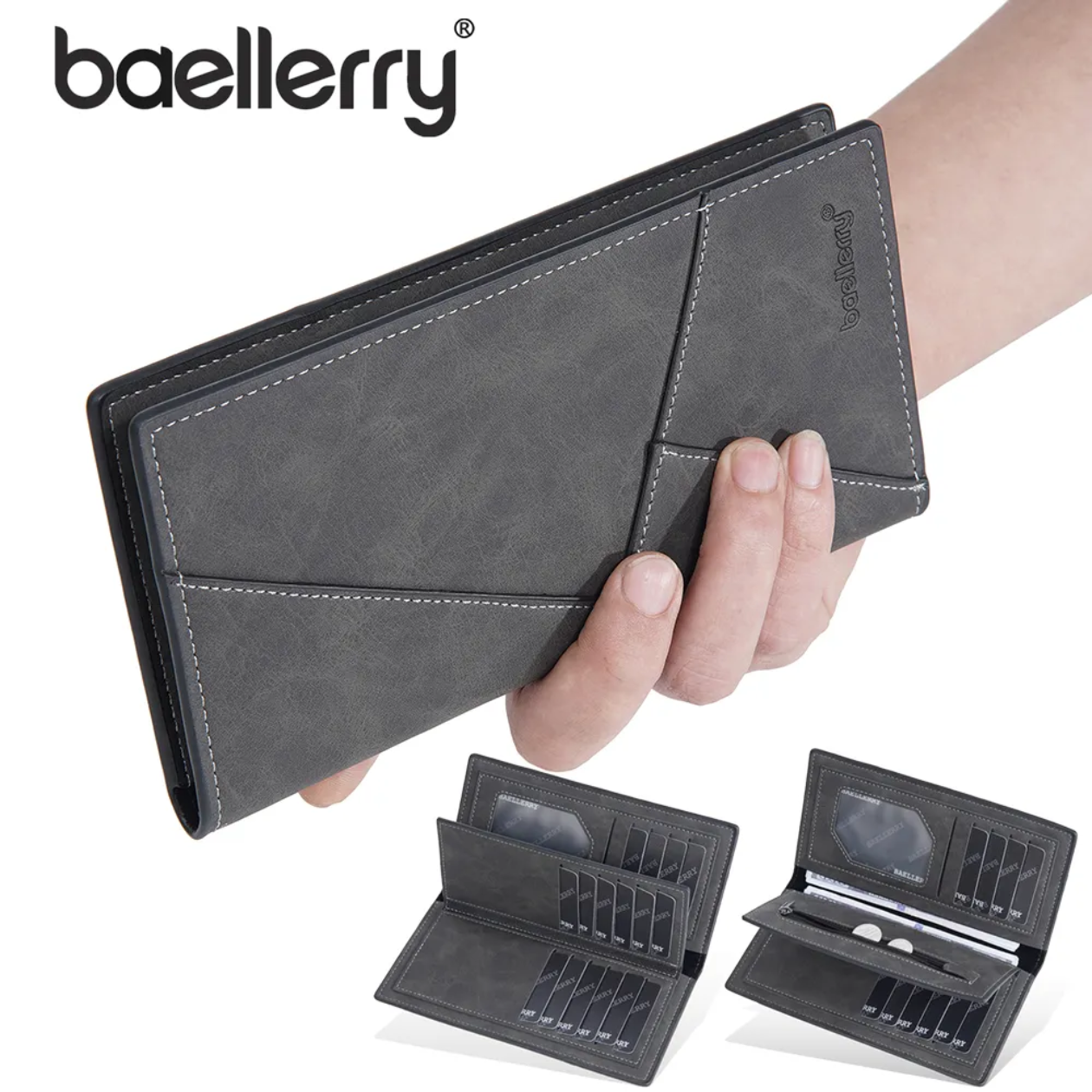 2024 Casual Slim Leather Soft Wallet With Small Pocket