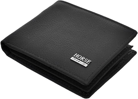 Imperial Horse Men's Genuine Leather Multi Fold Wallet With Gift Box 089