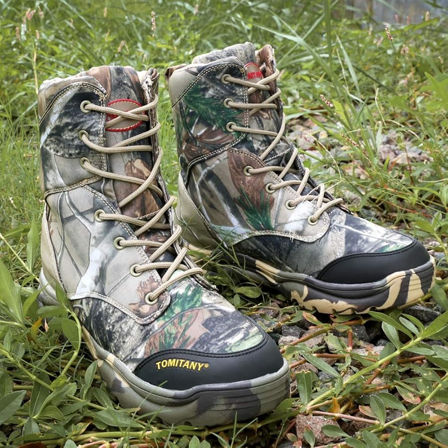 Tomitany Trekking Tactical Combat Hunting Camouflage Boots Shoes