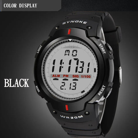 Waterproof Watch Stylish Square Sports Power Brand Watch