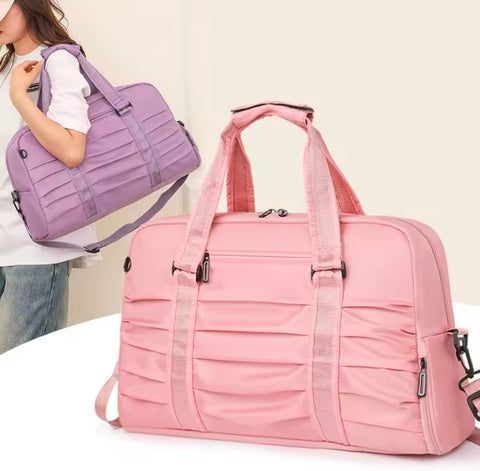 Multifunctional Duffel Bag for Men or Women with Shoe Laptop & Wet Compartment