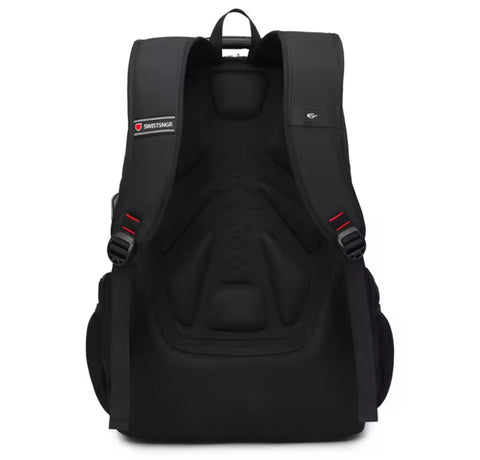 Swiss Large Capacity Travel Business Laptop Backpack USB Charging