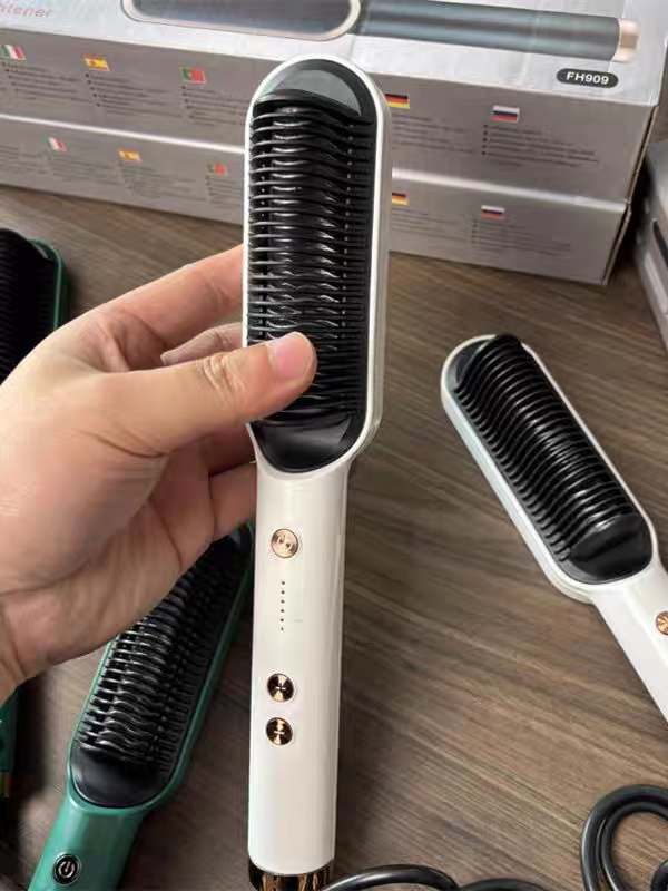 Pro Hair Straighter Brush Automatic Electric Straighter Hair Iron Hair Straightener Comb Retail Package Free Shipping