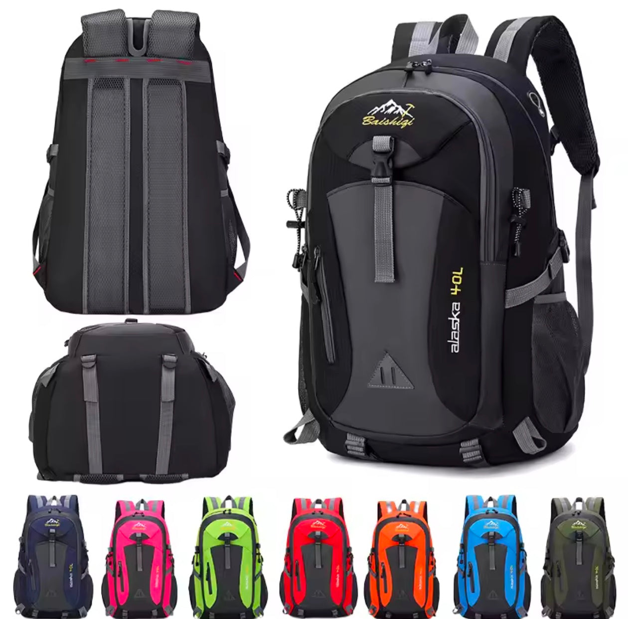Multifunctional Backpack Men Women Fashion Backpack for traveling hiking camping university