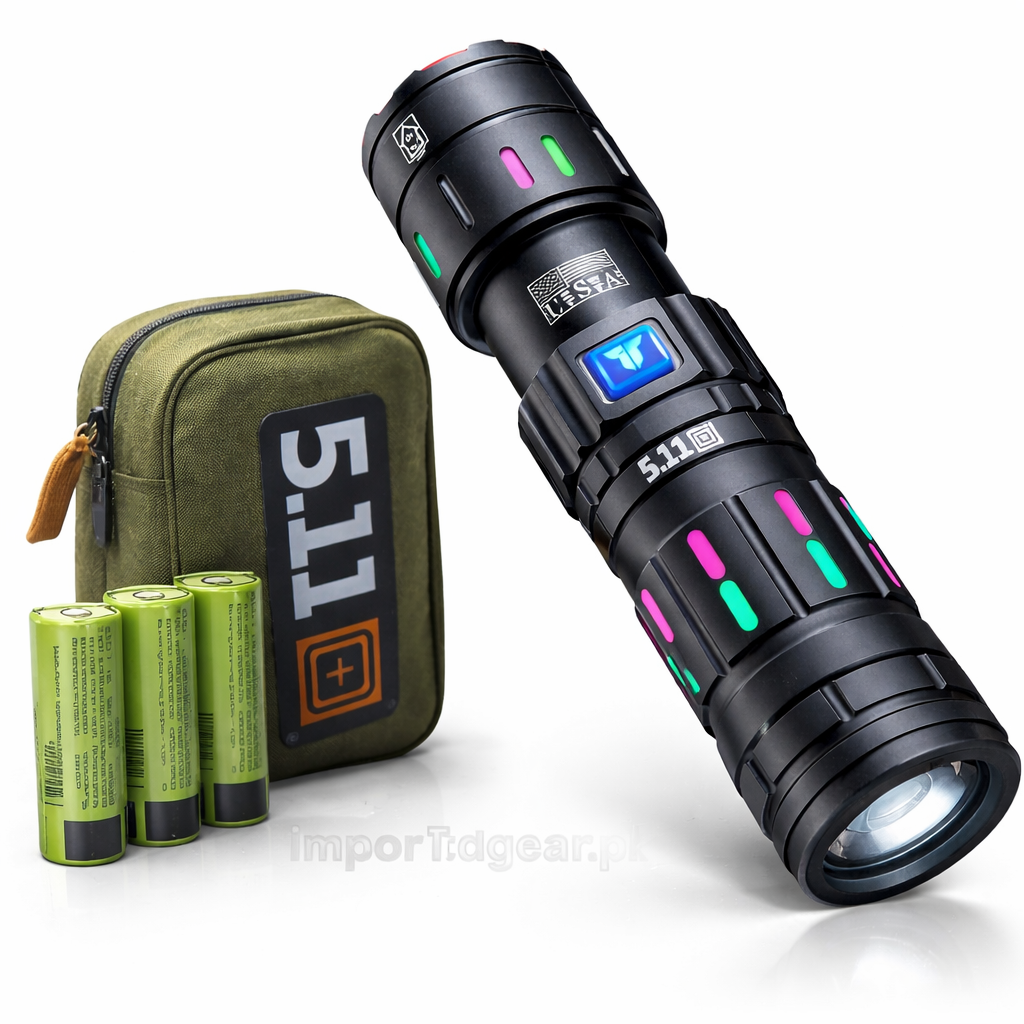 2km 5.11 Digital alloy aluminum High beem Led Flashlight 5.11 Digital