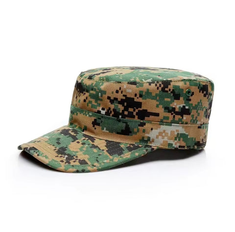 Tactical Camouflage Flat Top Hat Cap Breathable