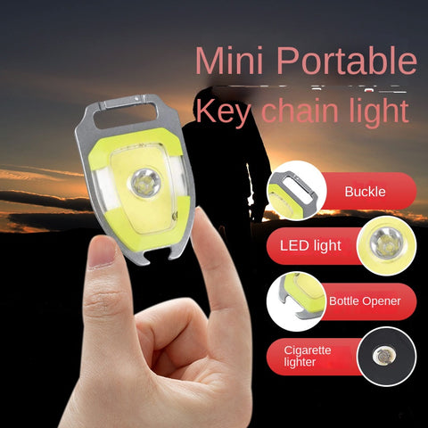 Multifunctional Mini Keychain Headlight Strong Light Headworn Maintenance Work Flashlight
