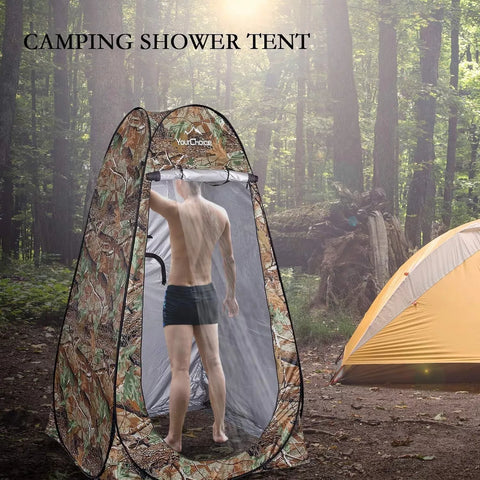 Portable Shower Tent Outdoor Up Camping Toilet Changing Room Cabin