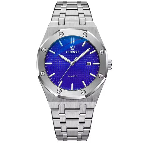 Luminous Stainless Steel Waterproof Men Watch