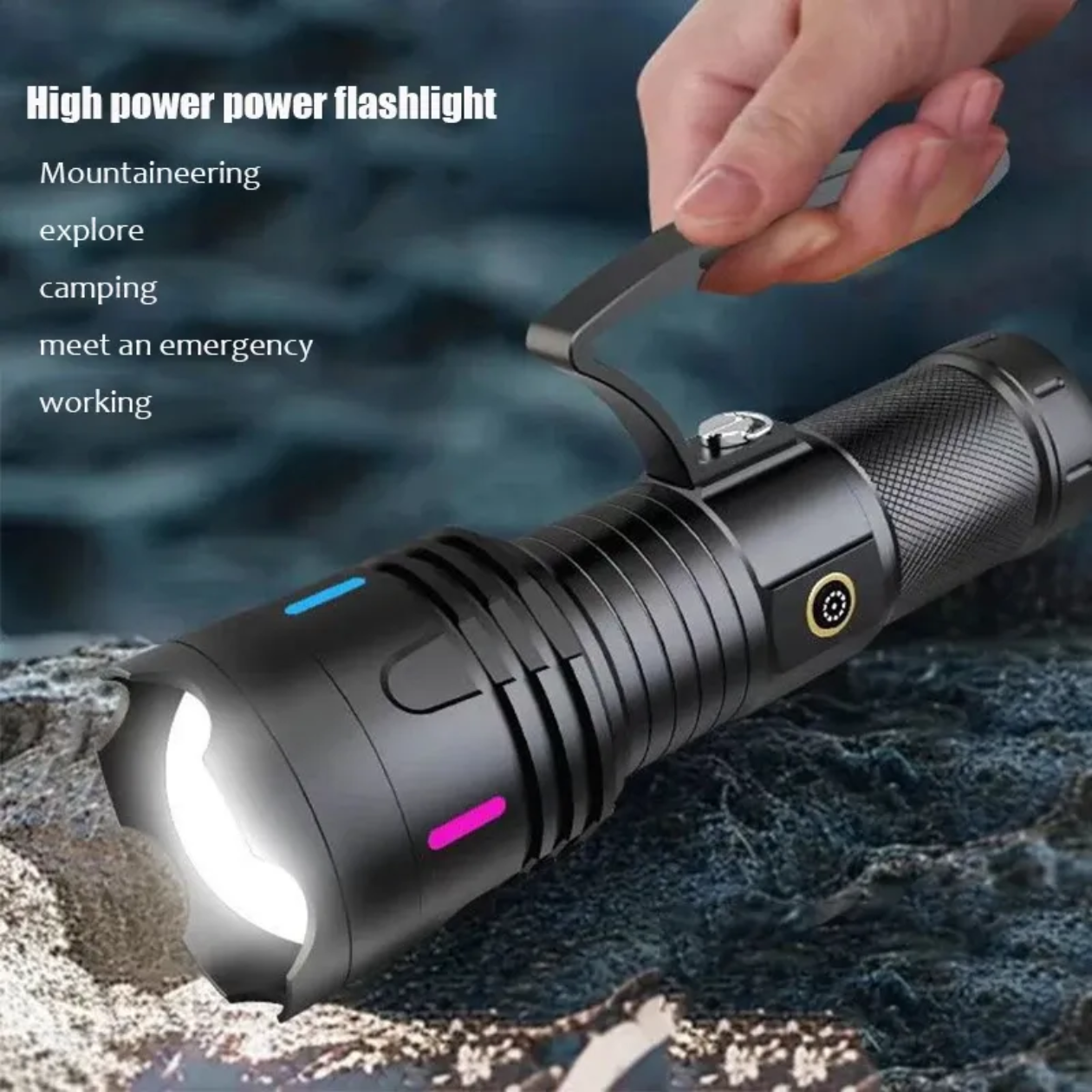 3000M Ultra Zoomable Torch with 18650 Lithium Betteries