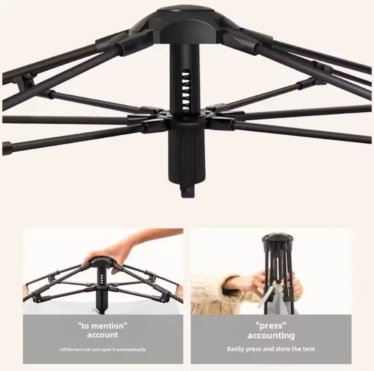 5 Person Japani Automatic Quick Open Tent with Carry bag