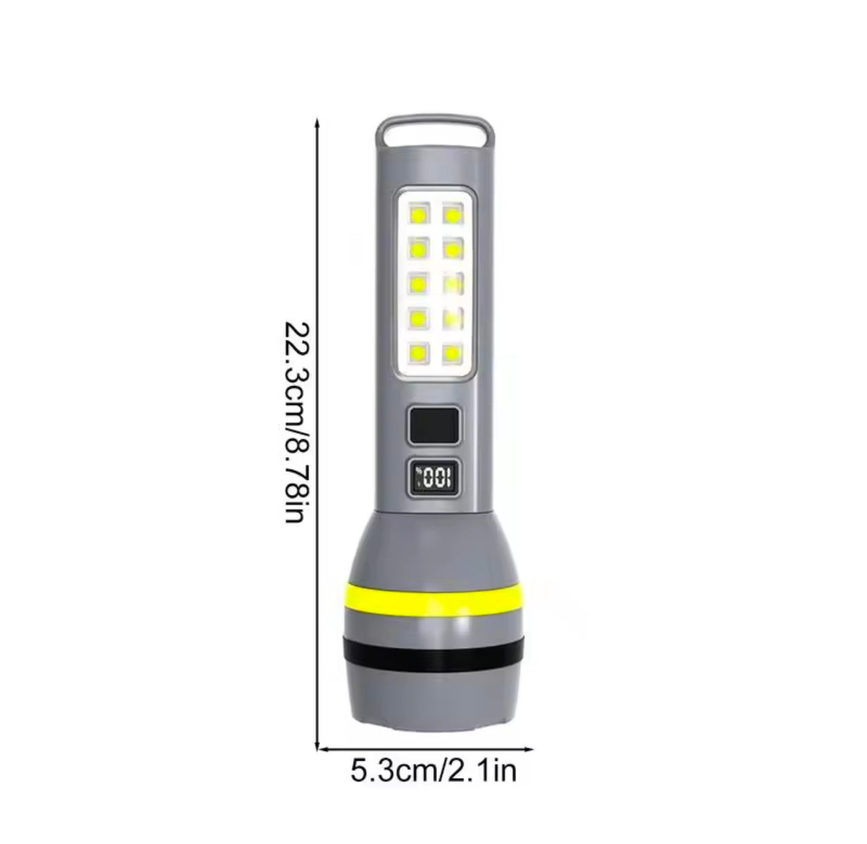 Solar USB Rechargeable Compact Lamp Flashlight