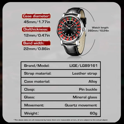 HERVI Casino Roulette (Masterpiece) Luxury Limited Edition watch