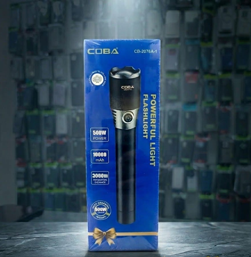 Solar USB Rechargeable Compact Lamp Flashlight Coba 20761
