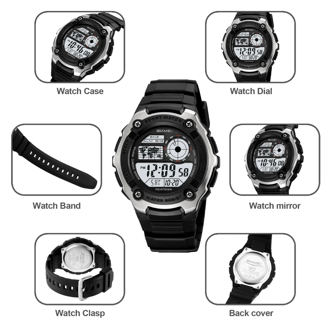 Skmei 2517 Army Design Casi Watch Waterproof