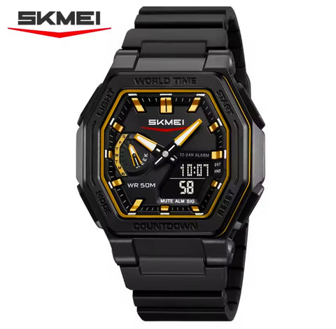 SKMEI Creative Cool 4 Time Display Countdown Digital Sport Watch