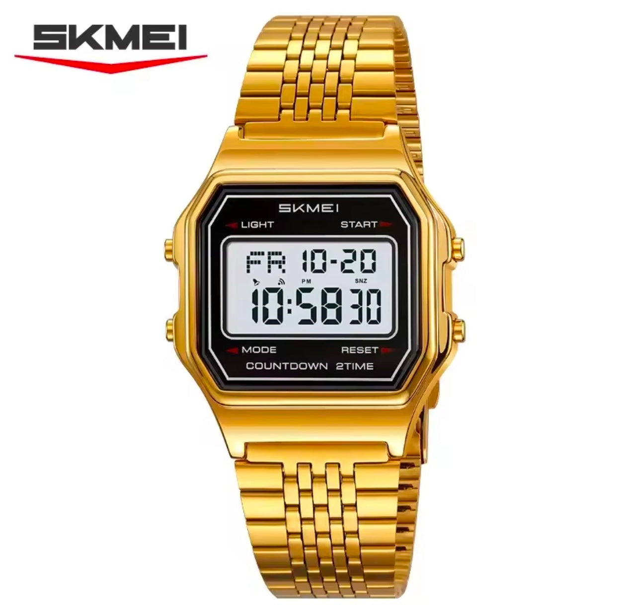 Skmei Top Brand Luxury Stainless Steel 3Bar Waterproof