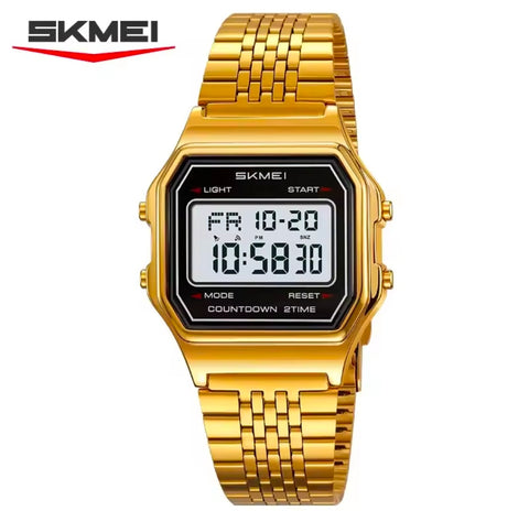 Skmei Top Brand Luxury Stainless Steel 3Bar Waterproof