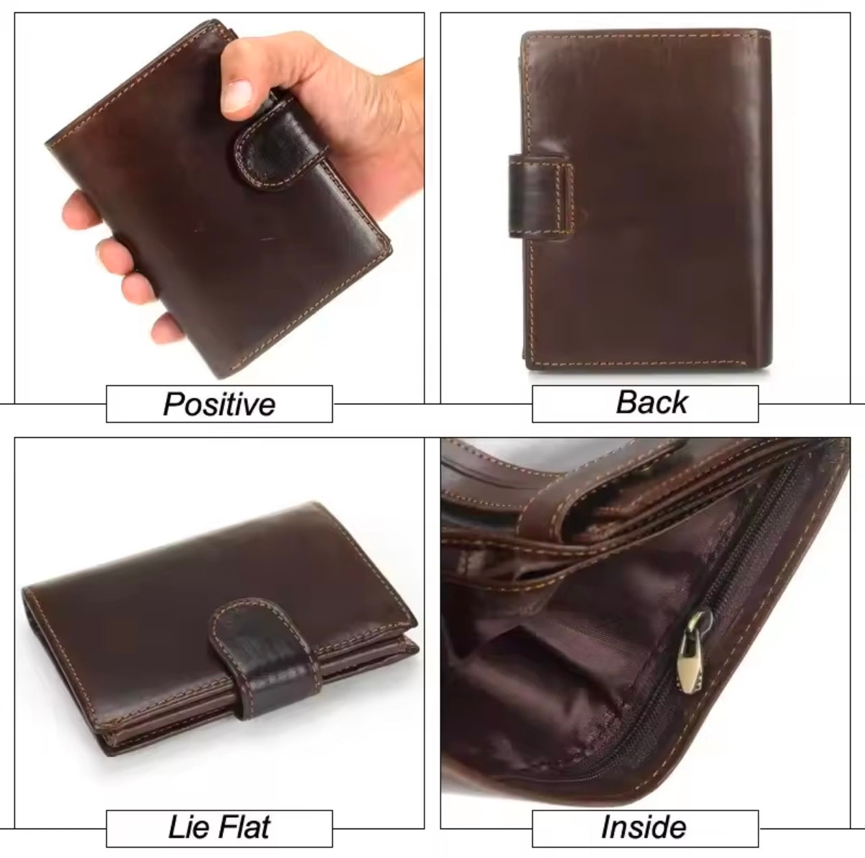 Cow Leather Wallet (Crafted) Large Space