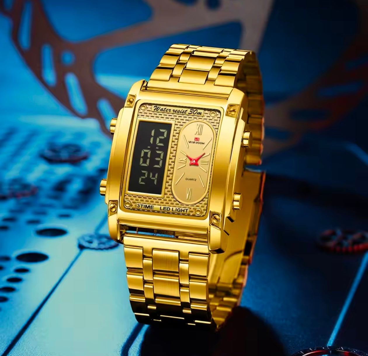 VK WATCH Luxury 39mm quartz Chronograph Business Watch Men's