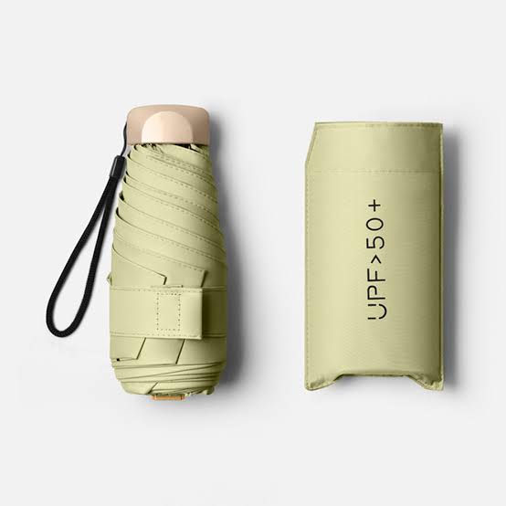 Mini Ultra Light Umbrella Double Stitching Folding Umbrella Wind proof Waterproof
