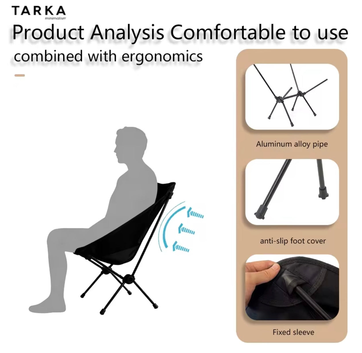 Tactical Outdoor Camping Lightweight Folding Chair