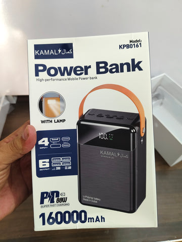120W 160000mAh Fast Charging Transparent Power Bank