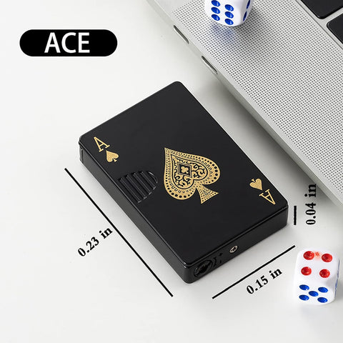 Ace Poker Lighter Green Flame(Gift)