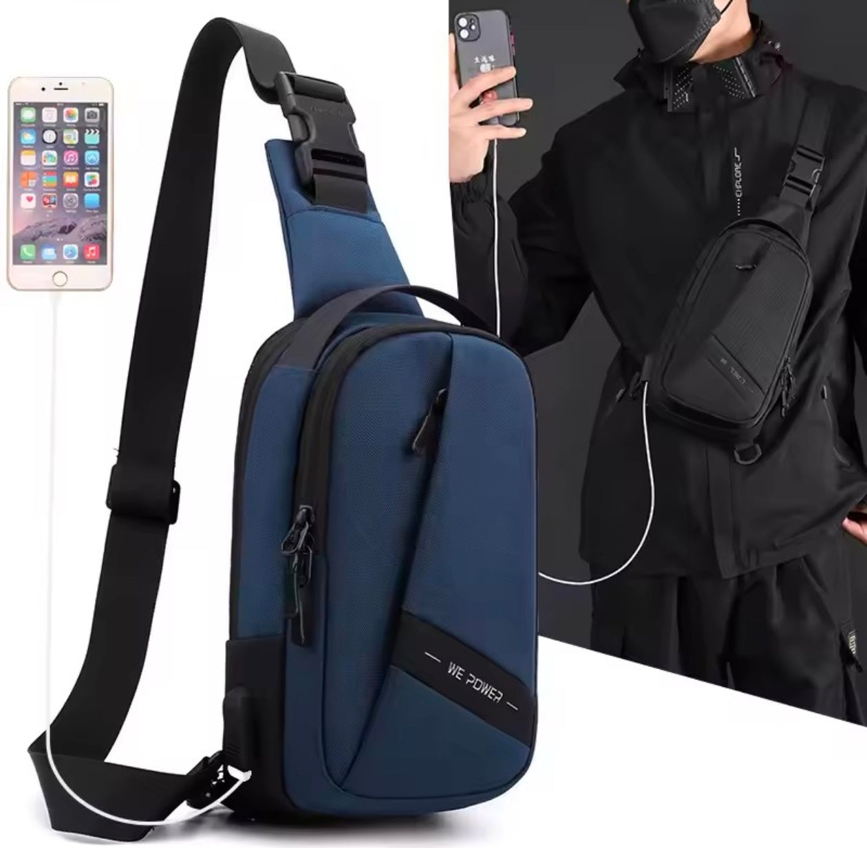 Travelers Oxford Nylon Crossbody Bag | Fashion
