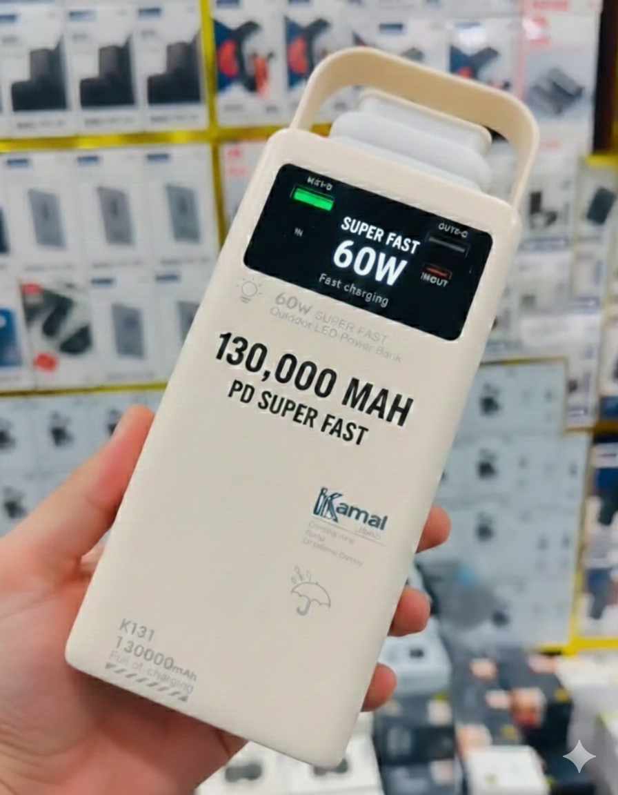 60w PD Super Fast 130000 mah power bank