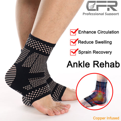 2pcs Arch Support & Ankle Compression Socks