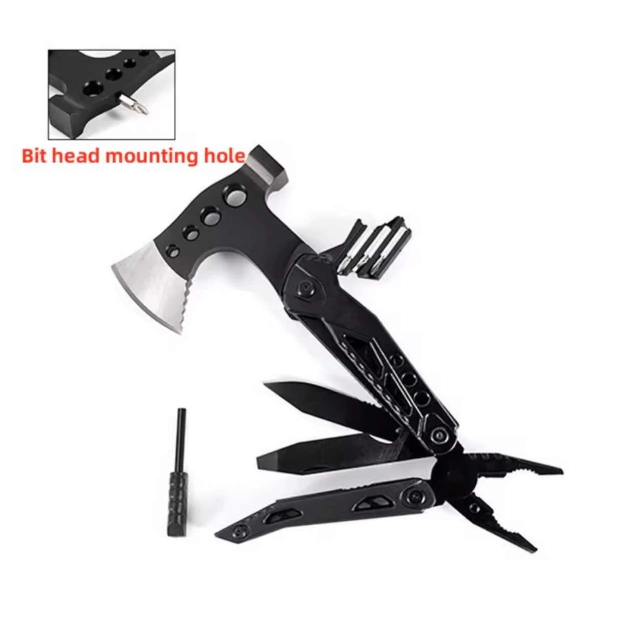 Multifunction Survival Axe Camping Pliers MultiTool