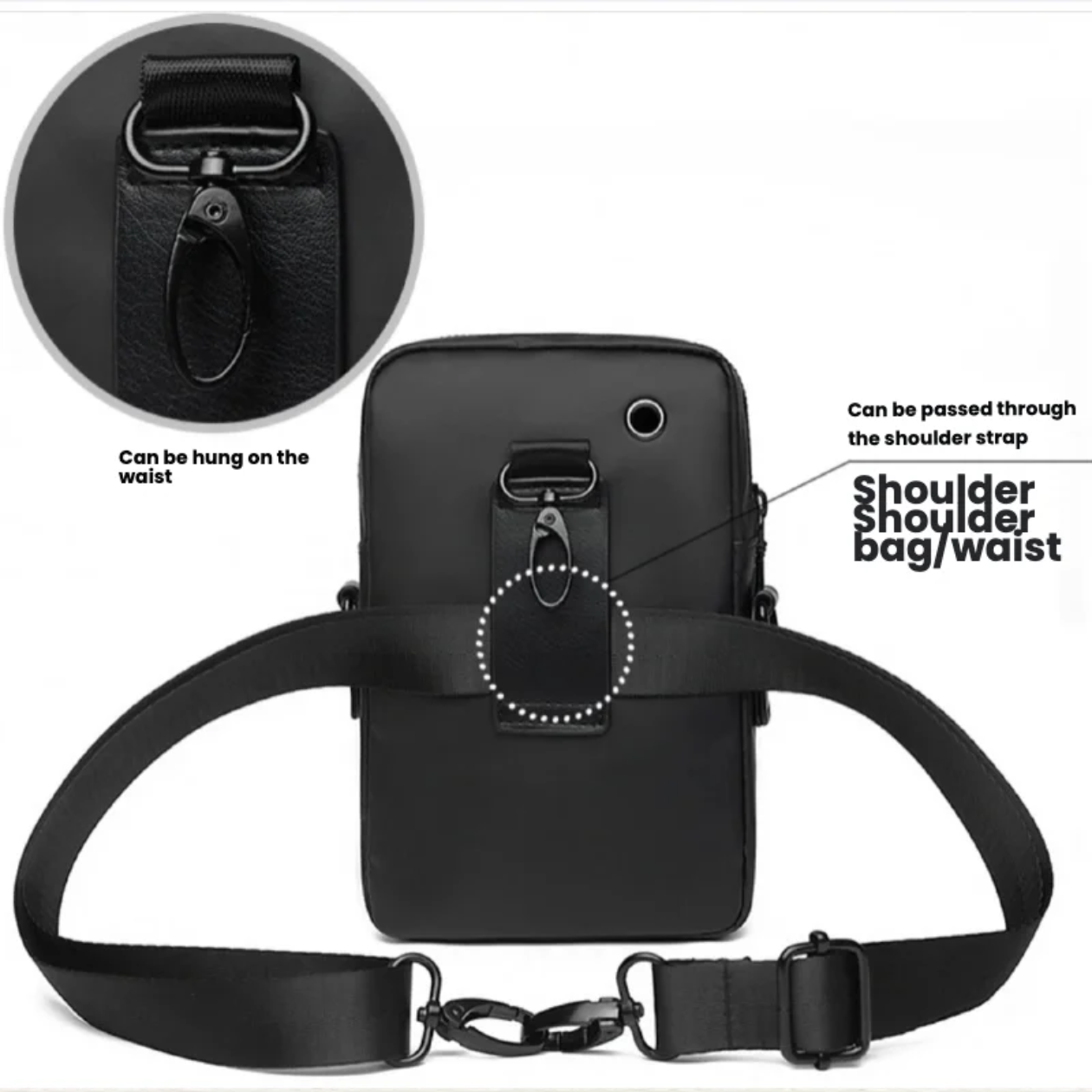 Multifunctional Nylon Tactical Waist Pack with Buckle