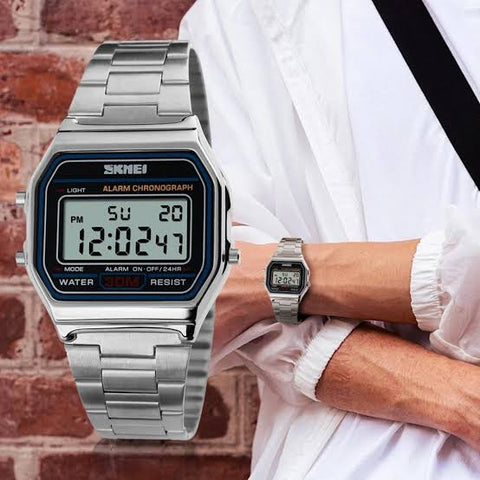 Skmei LED Digital Steel Military Waterproof Wristwatches SKMEI 1123