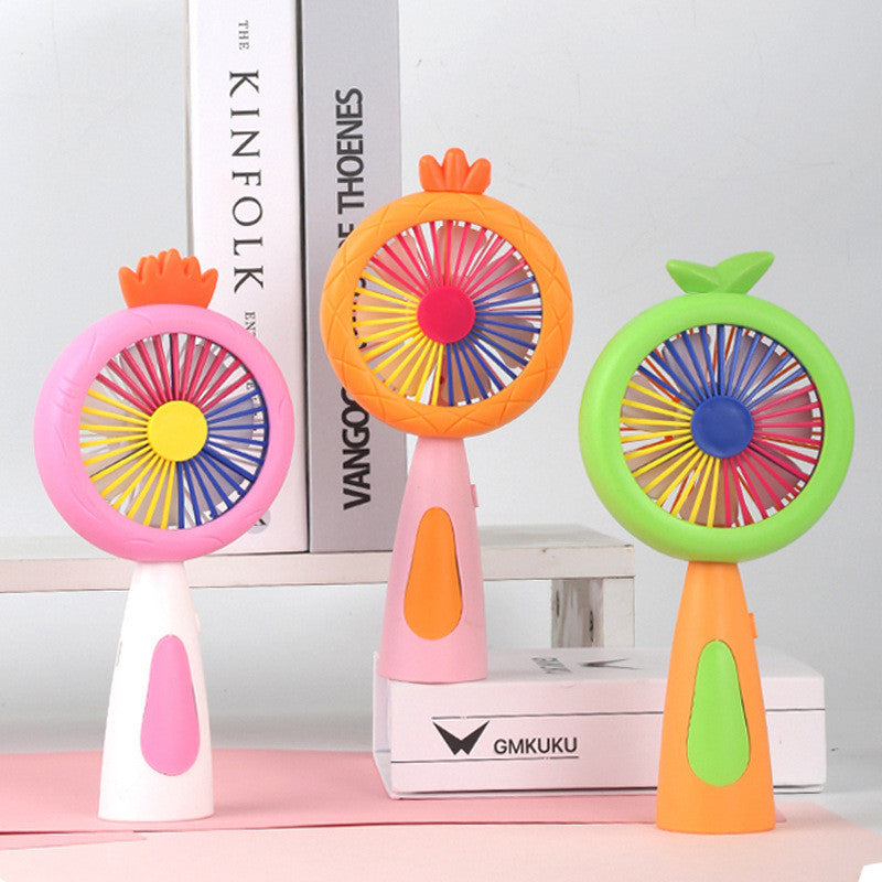 Rechargeable & Portable LED Lighting Mini Fan colorfull fan