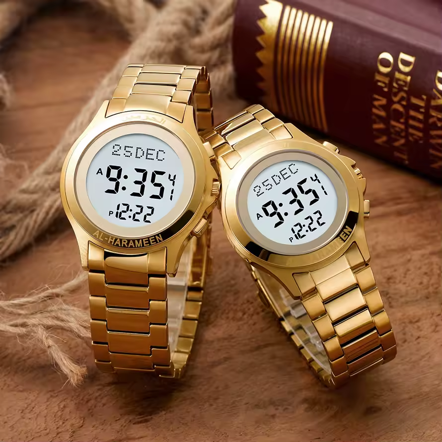 Azan Waterproof Watch with Prayer Time