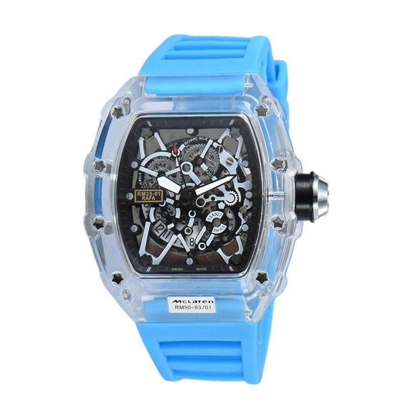 Avaner Men's Square Vintage Leather Cuff Watch