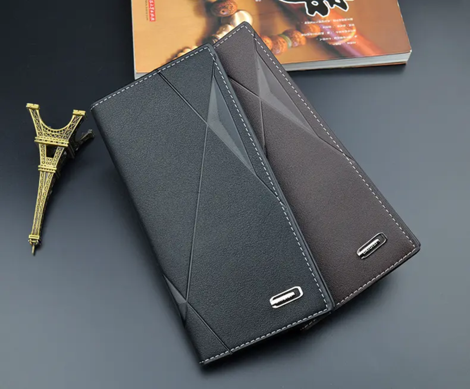 New Casual Slim Leather Softa long Wallet