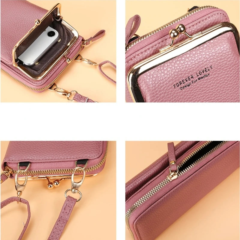 Forever Women's Handbag Cell Phone Purse  PU Leather Crossbody Bags