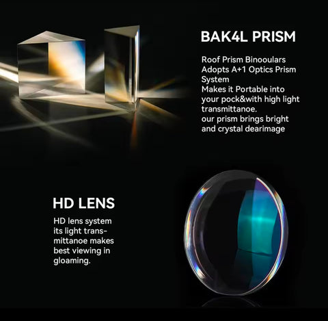 Russian Telescope 20X50 High-definition Low Light Level Night Vision Binoculars  Anti-skid Binoculars With Compass