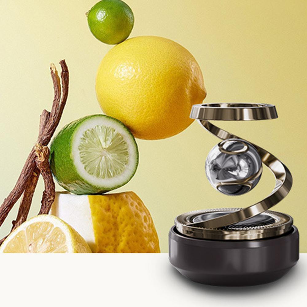 Solar Power Rotating Air Freshener For Car Fragrance Ornaments Autorotation Solar Car Supplies Air Freshener For Car Home