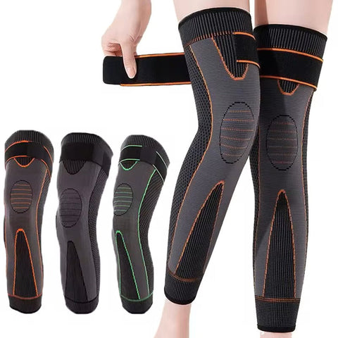 2Pcs Adjustable Long Compression Knee Pads
