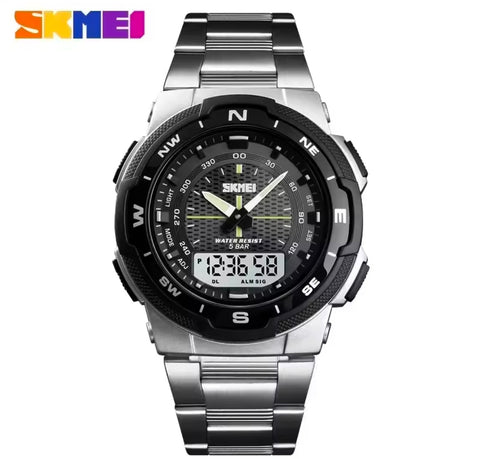 SKMEI 1370 Luxury Full Steel Business Waterproof Watch