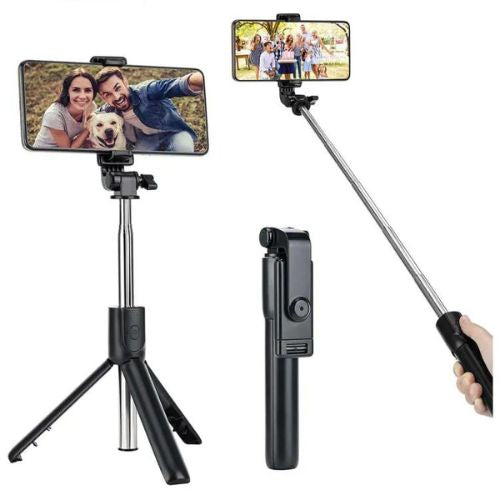 R1S Bluetooth Tripod Selfie Stick