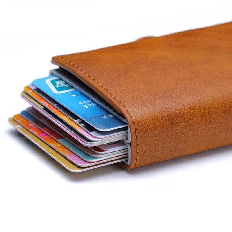 Antitheft Rfid Aluminum Card Holder Wallet Long space Capicity for Cash