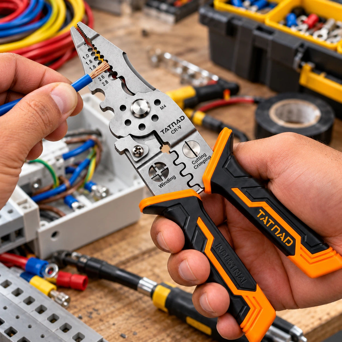 Wire Stripper & Crimping Pliers Tool